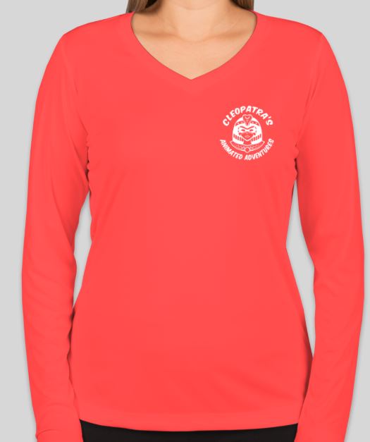 hot coral shirt