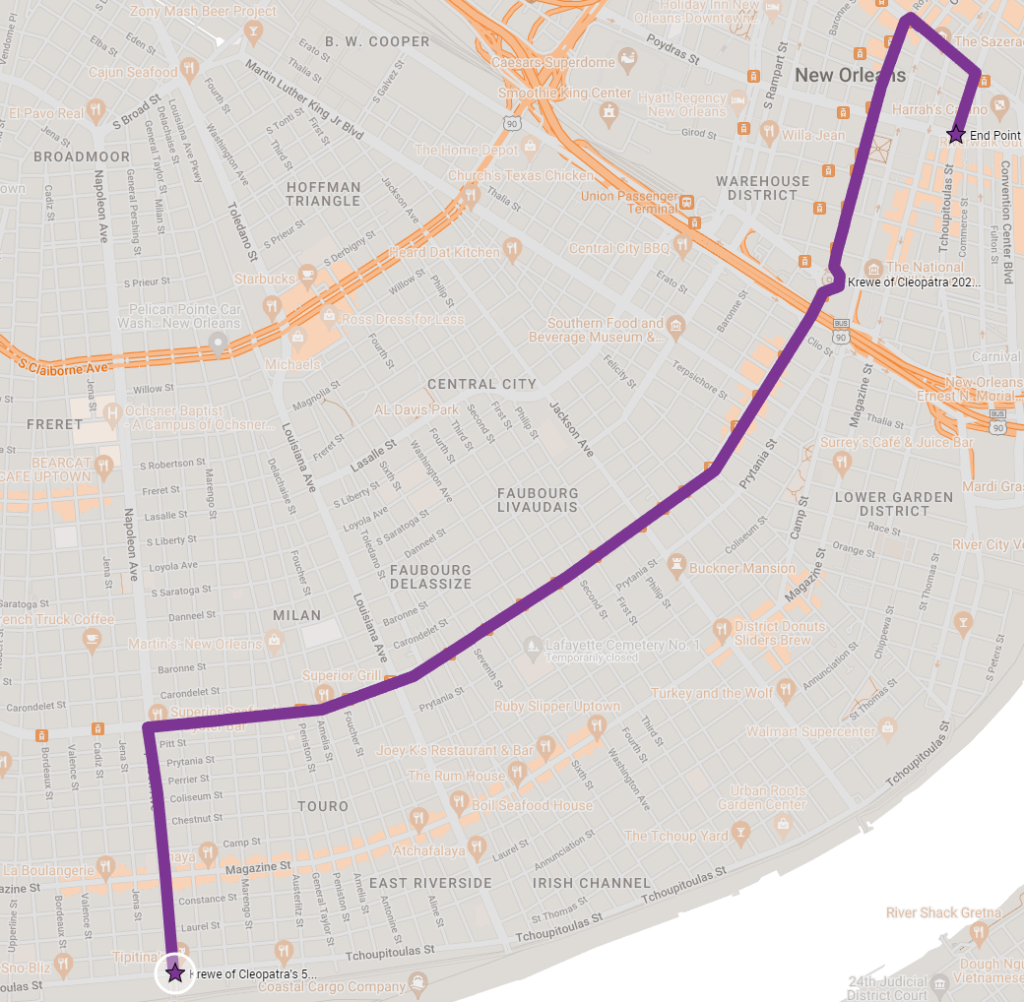 Mardi Gras 2025 Parade Route Updated Parade Route